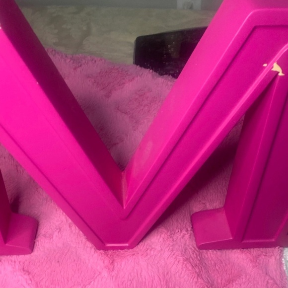 Pink letter m - Picture 2 of 2